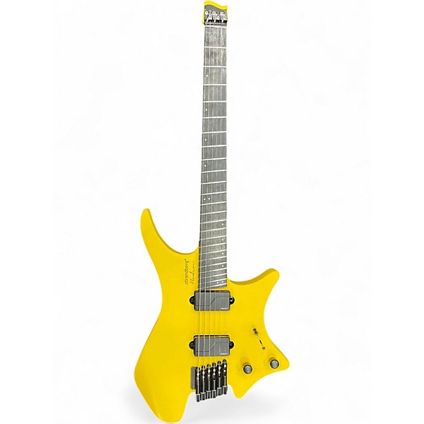 Used strandberg Boden Metal 6 Graffiti Yellow Solid Body Electric Guitar