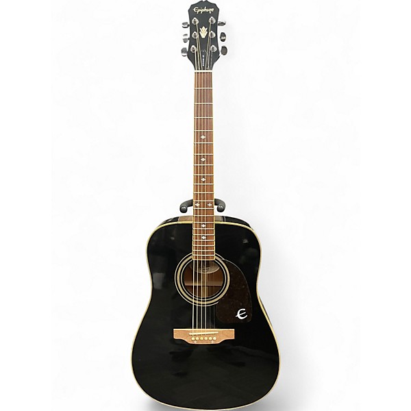 Used Epiphone PR350 Ebony Acoustic Guitar
