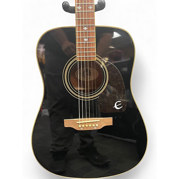 Used Epiphone PR350 Ebony Acoustic Guitar
