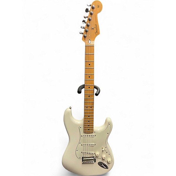 Used 2020 Fender Player Stratocaster Polar White Solid Body Electric Guitar