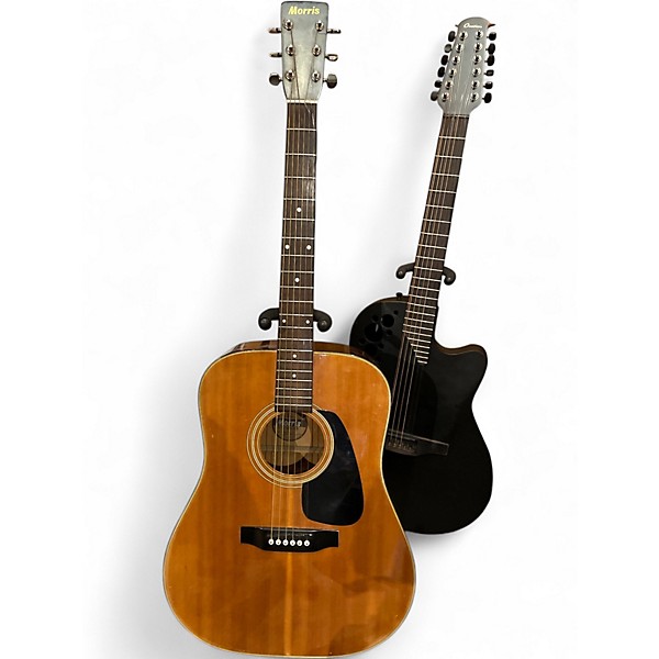 Used Morris MD-501 Natural Acoustic Guitar