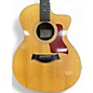 Used Taylor 214CE Deluxe Natural Acoustic Electric Guitar