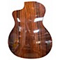 Used Taylor 214CE Deluxe Natural Acoustic Electric Guitar