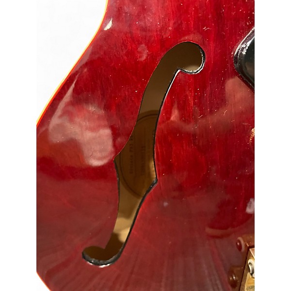 Used Epiphone Riviera Custom P-93 Wine Red Hollow Body Electric Guitar