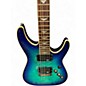 Used Schecter Guitar Research Omen Extreme 6 Ocean Blue Burst Solid Body Electric Guitar