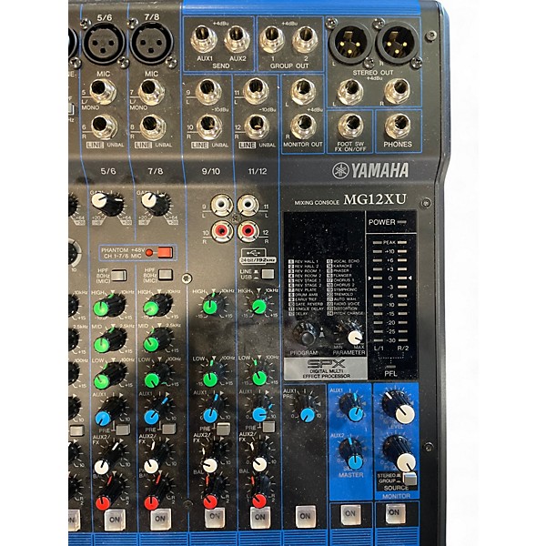 Used Yamaha MG12XU Unpowered Mixer