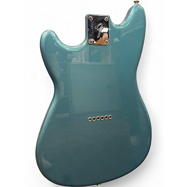 Used Fender Duo Sonic HS Ice Blue Metallic Solid Body Electric Guitar