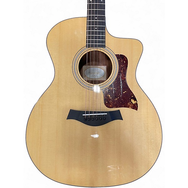 Used Taylor 214CE Natural Acoustic Electric Guitar