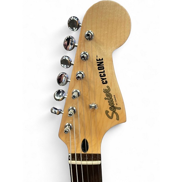 Used Squier CYCLONE WHITE Solid Body Electric Guitar