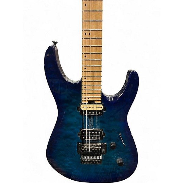 Used Jackson DK2QM Chlorine Burst Solid Body Electric Guitar