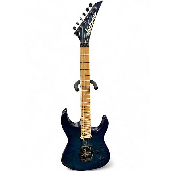 Used Jackson DK2QM Chlorine Burst Solid Body Electric Guitar