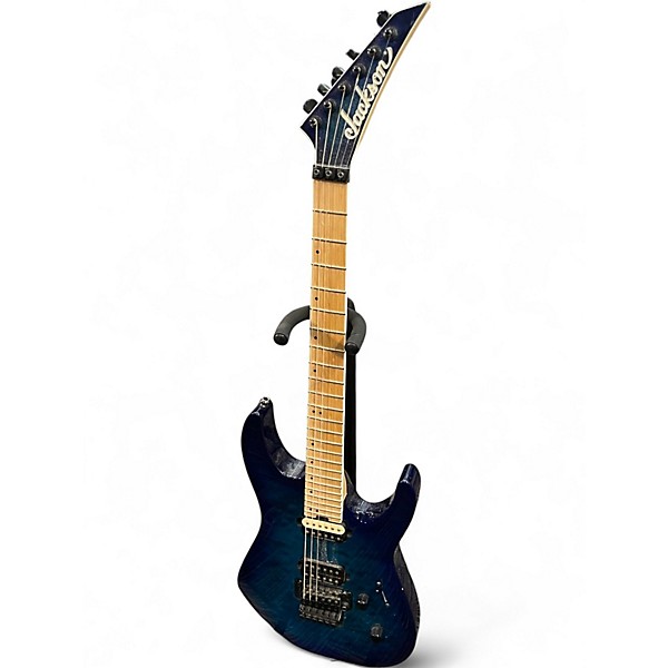 Used Jackson DK2QM Chlorine Burst Solid Body Electric Guitar