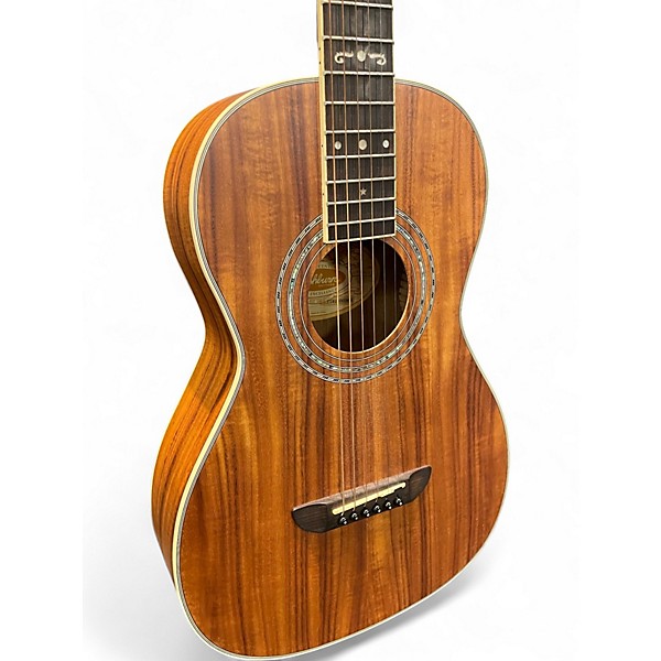 Used Washburn WP55NS-D Koa Acoustic Guitar