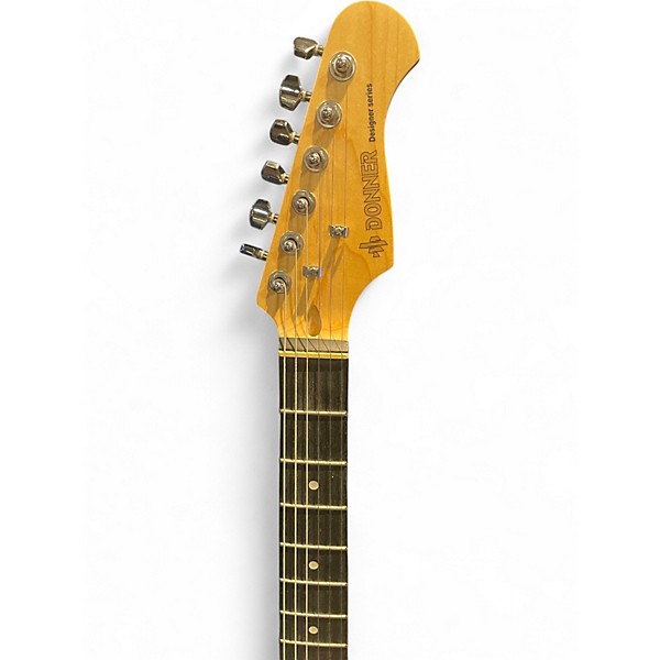 Used Donner Ebma0006 Teal Solid Body Electric Guitar