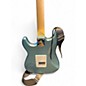 Used Donner Ebma0006 Teal Solid Body Electric Guitar