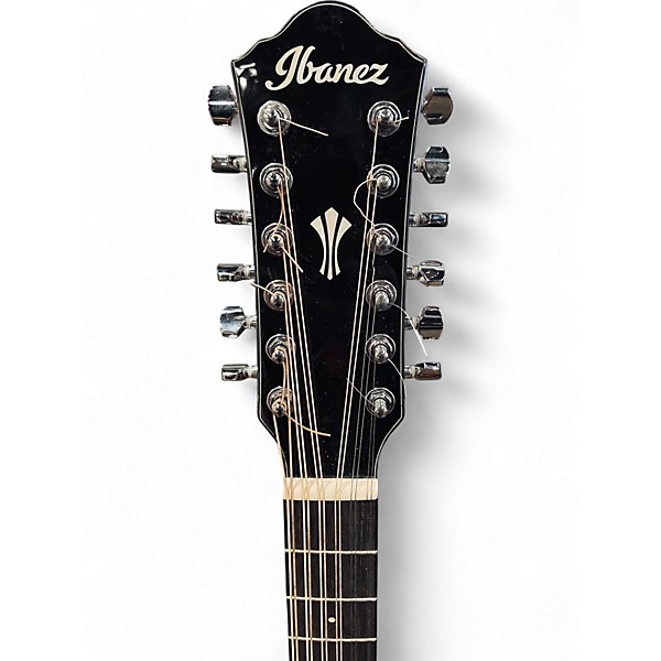 Used Ibanez AEG5012DVH VIOLIN BURST 12 String Acoustic Electric Guitar