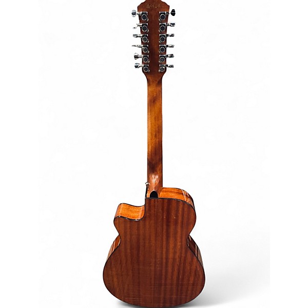 Used Ibanez AEG5012DVH VIOLIN BURST 12 String Acoustic Electric Guitar