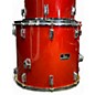 Used 1990s Pearl 4 Piece Export Series Hot Red Drum Kit