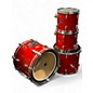 Used 1990s Pearl 4 Piece Export Series Hot Red Drum Kit