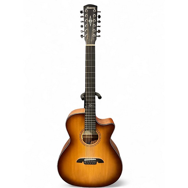 Used Alvarez AG610CE12SHB Sunburst 12 String Acoustic Guitar