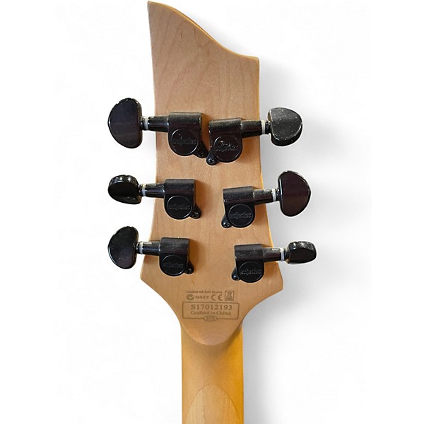 Used Schecter Guitar Research DIAMOND SERIES MONSTER ENERGY FLYING V BLACK Solid Body Electric Guitar