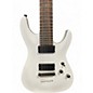 Used Schecter Guitar Research Demon 7 String VINTAGE WHITE Solid Body Electric Guitar