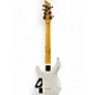 Used Schecter Guitar Research Demon 7 String VINTAGE WHITE Solid Body Electric Guitar
