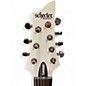 Used Schecter Guitar Research Demon 7 String VINTAGE WHITE Solid Body Electric Guitar