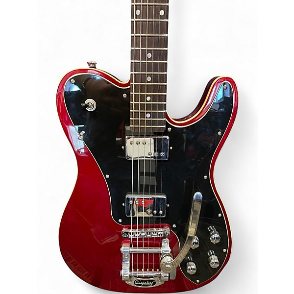 Used Schecter Guitar Research DIAMOND SERIES PT Fastback II B METALLIC RED Solid Body Electric Guitar
