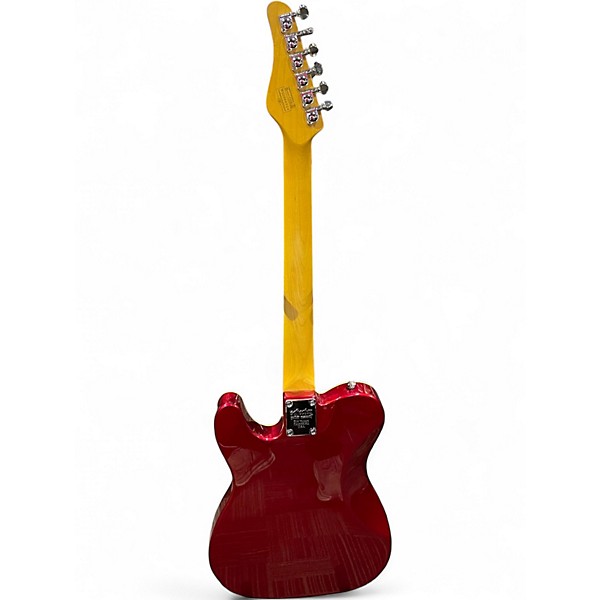 Used Schecter Guitar Research DIAMOND SERIES PT Fastback II B METALLIC RED Solid Body Electric Guitar