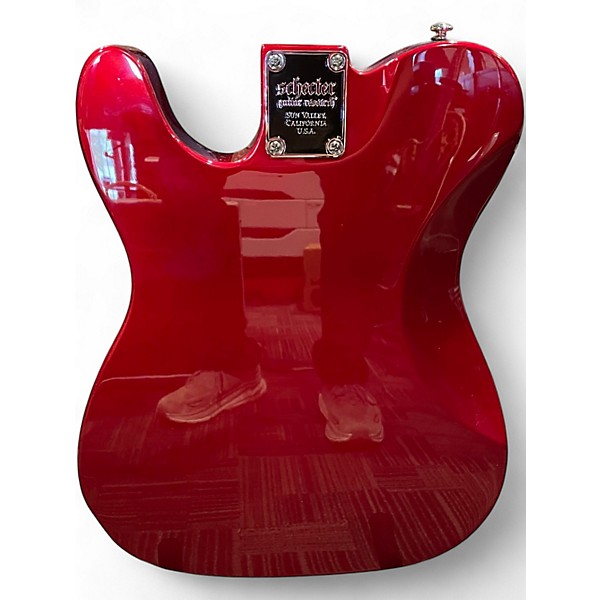 Used Schecter Guitar Research DIAMOND SERIES PT Fastback II B METALLIC RED Solid Body Electric Guitar