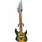 Used Ibanez RG421PB Caribbean Shoreline Flat Solid Body Electric Guitar thumbnail