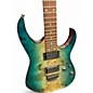 Used Ibanez RG421PB Caribbean Shoreline Flat Solid Body Electric Guitar