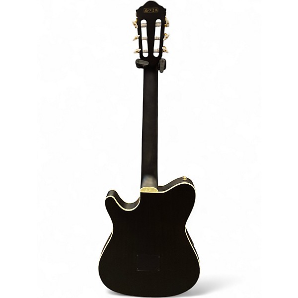 Used Ibanez TOD10N-TKF Black Classical Acoustic Electric Guitar