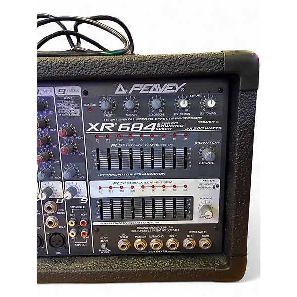 Used Peavey xr684 Powered Mixer