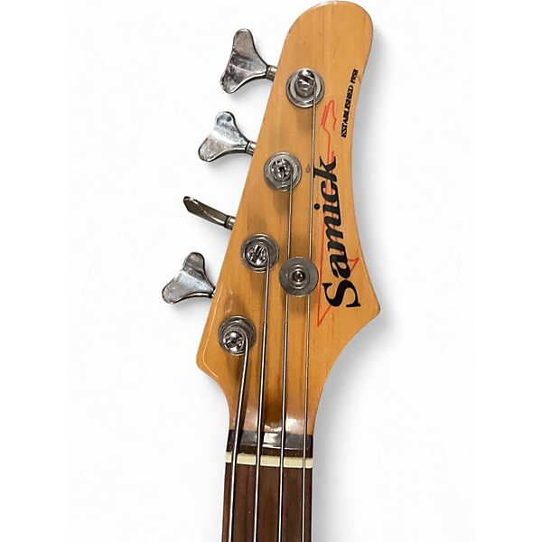 Used Sammick fb15 Natural Electric Bass Guitar
