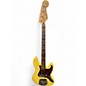 Used 2015 Fender Fender Deluxe Active Jazz Vintage White Electric Bass Guitar thumbnail