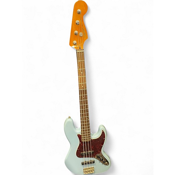 Used Squier Classic vibe 60s bass jazzbass Blue Electric Bass Guitar