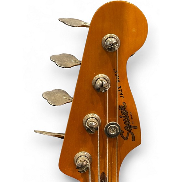 Used Squier Classic vibe 60s bass jazzbass Blue Electric Bass Guitar