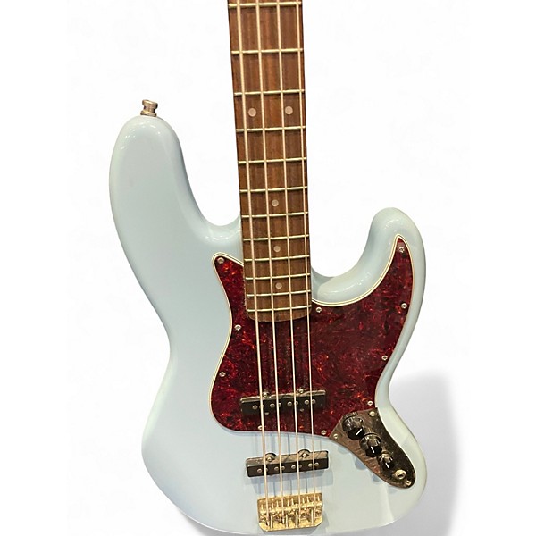 Used Squier Classic vibe 60s bass jazzbass Blue Electric Bass Guitar