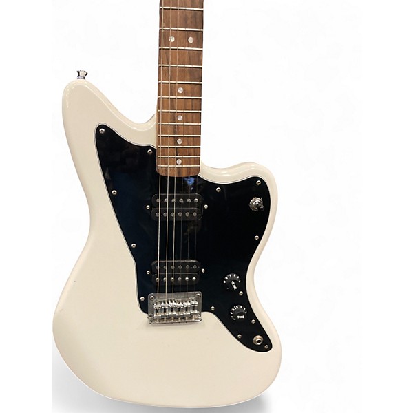 Used Squier Affinity Jazzmaster white Solid Body Electric Guitar