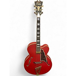 Used D'Angelico DLX EXL1 Dakota Red Hollow Body Electric Guitar