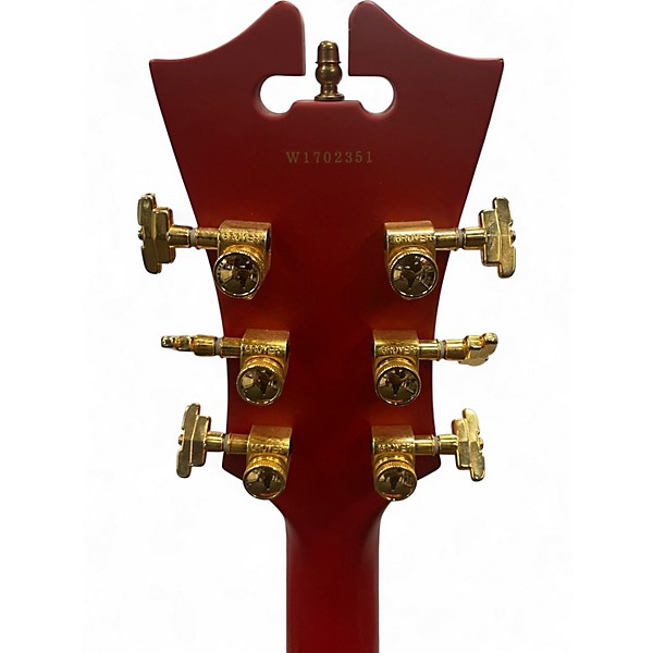 Used D'Angelico DLX EXL1 Dakota Red Hollow Body Electric Guitar