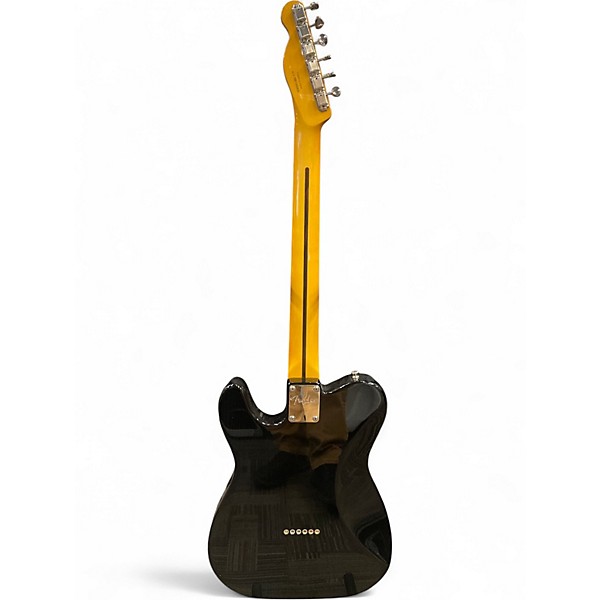 Used Fender Modern Player Telecaster Plus Black Solid Body Electric Guitar