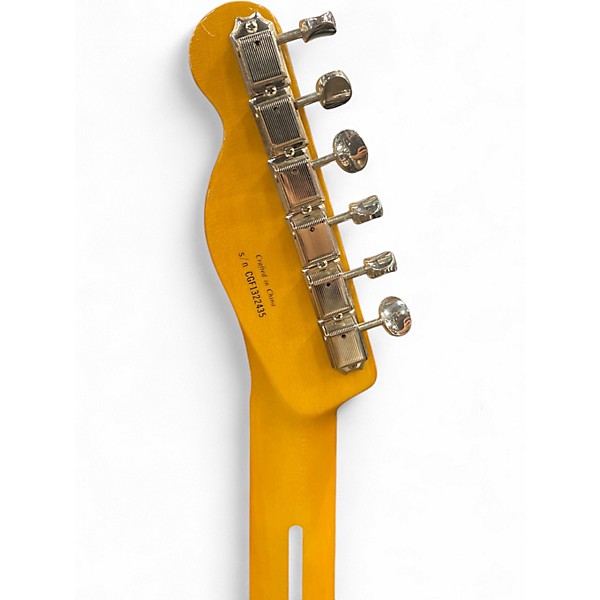 Used Fender Modern Player Telecaster Plus Black Solid Body Electric Guitar