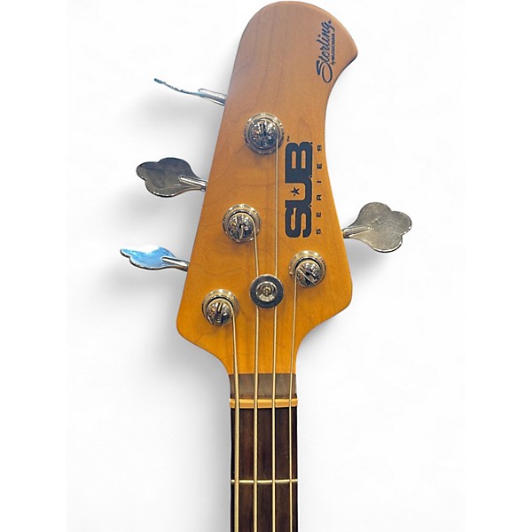 Used Sterling by Music Man Ray4 Red Electric Bass Guitar