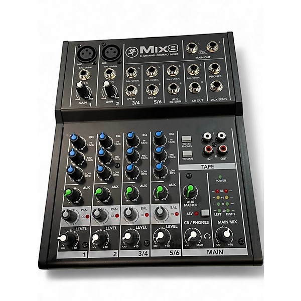 Used Mackie MIX8 Powered Mixer