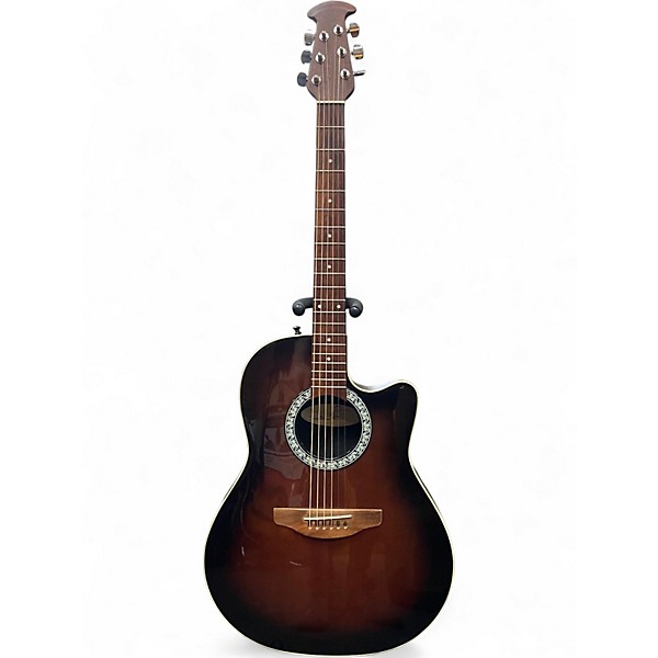 Used Ovation 1861AX-5 Standard Balladeer Mocha Burst Acoustic Electric Guitar