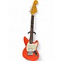 Used 2021 Fender Jagstang Fiesta Red Solid Body Electric Guitar thumbnail