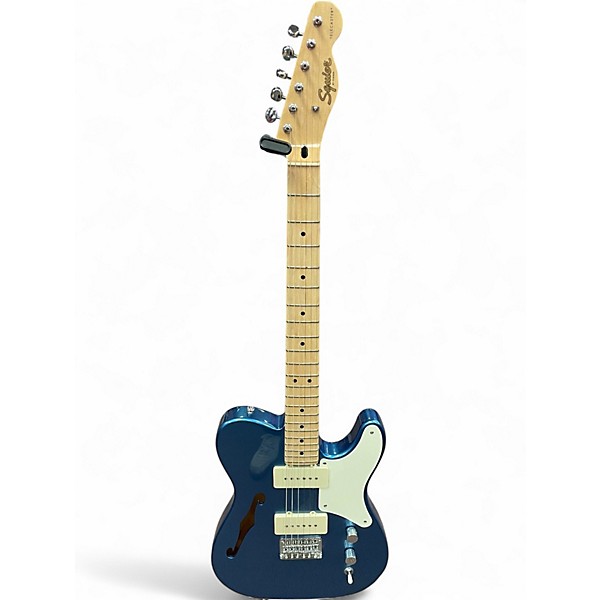 Used 2022 Squire paranormal cabronita thinline blue Solid Body Electric Guitar